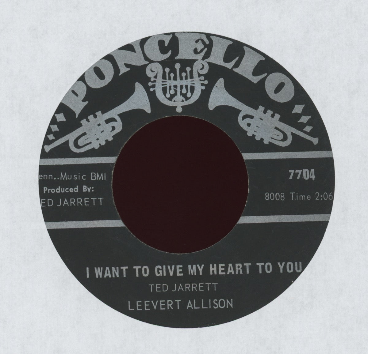 Leevert Allison - I Want To Give My Heart To You on Poncello Levert Allison