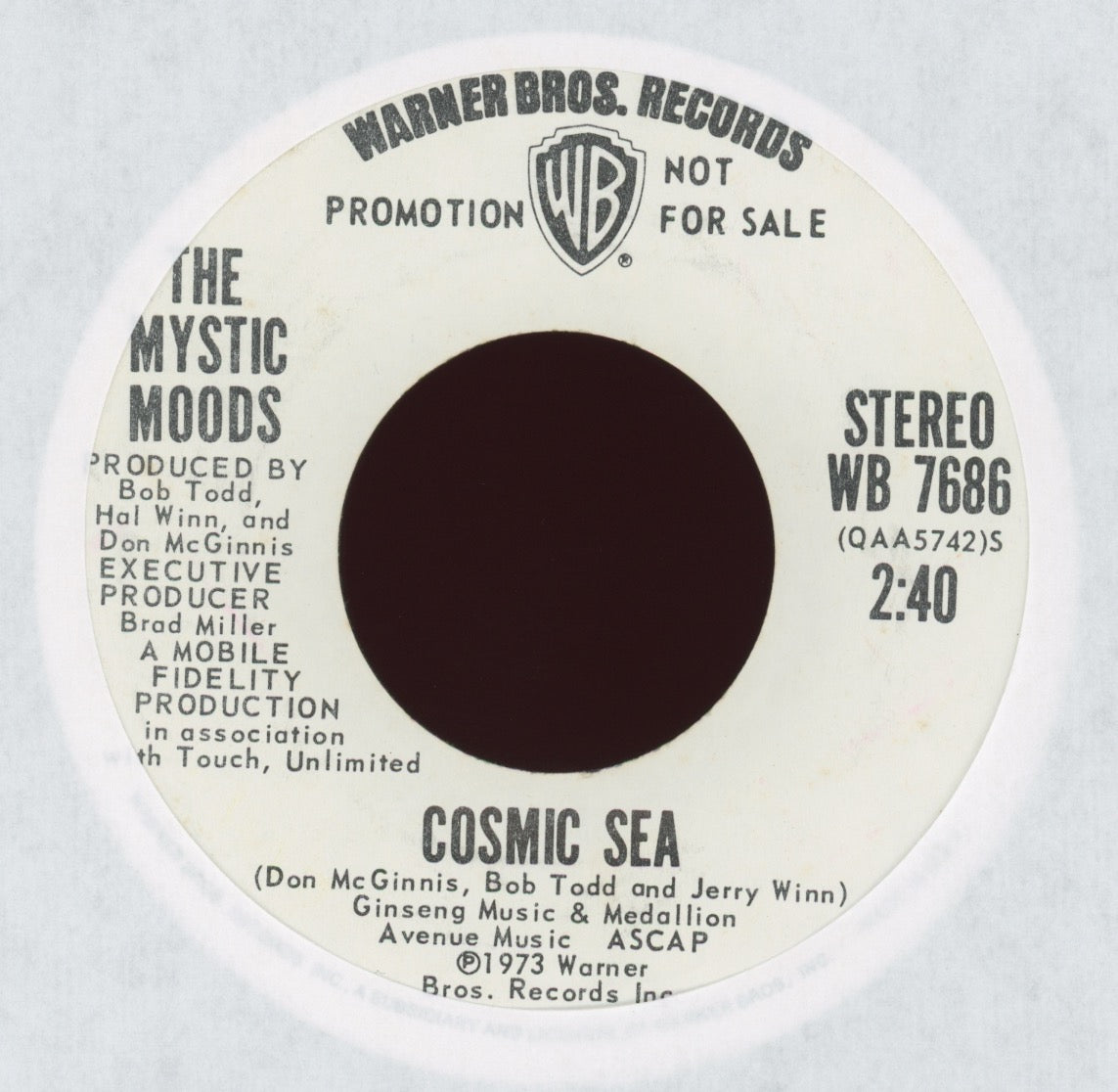 The Mystic Moods Orchestra - Cosmic Sea on WB Promo