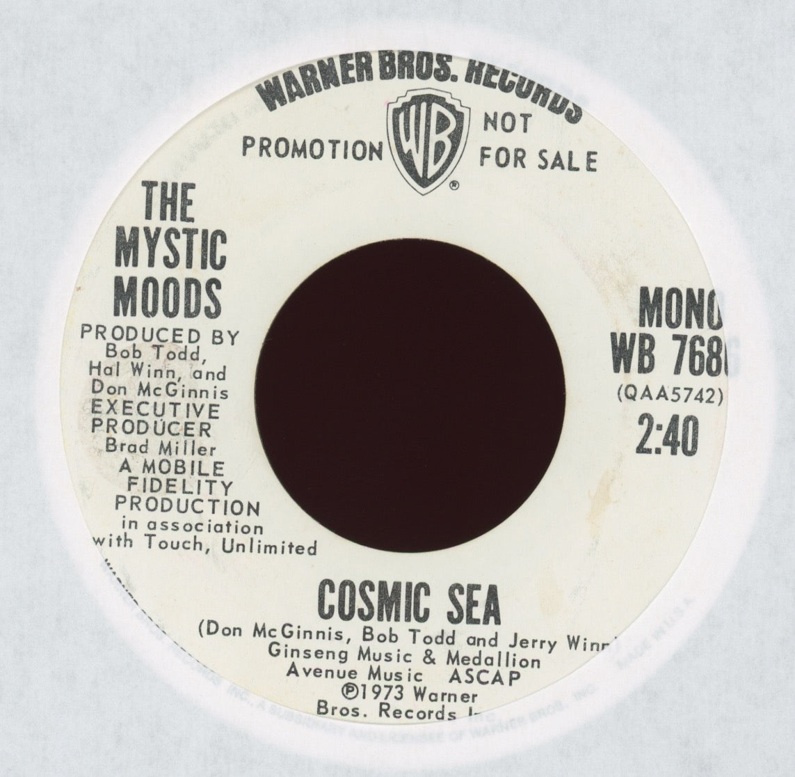The Mystic Moods Orchestra - Cosmic Sea on WB Promo