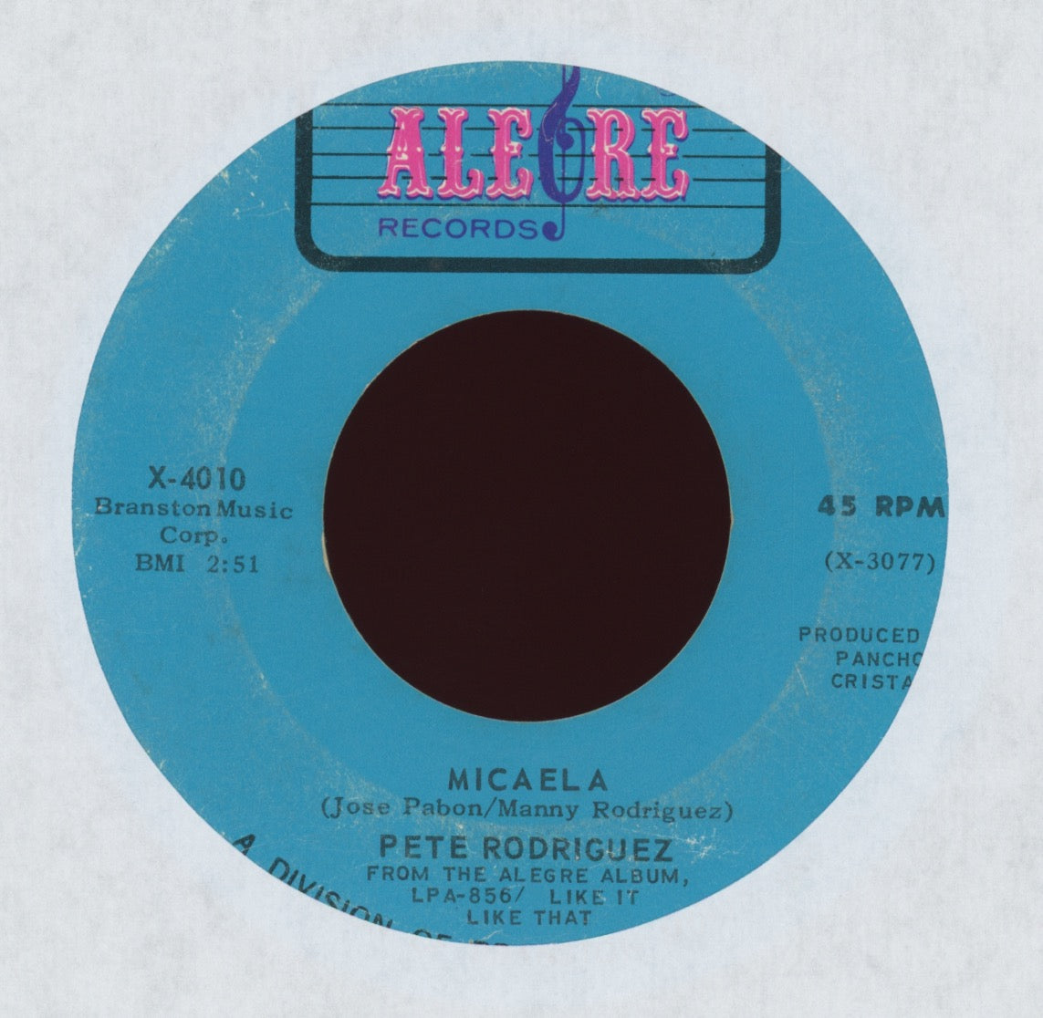 Pete Rodriguez - I Like It Like That on Alegre