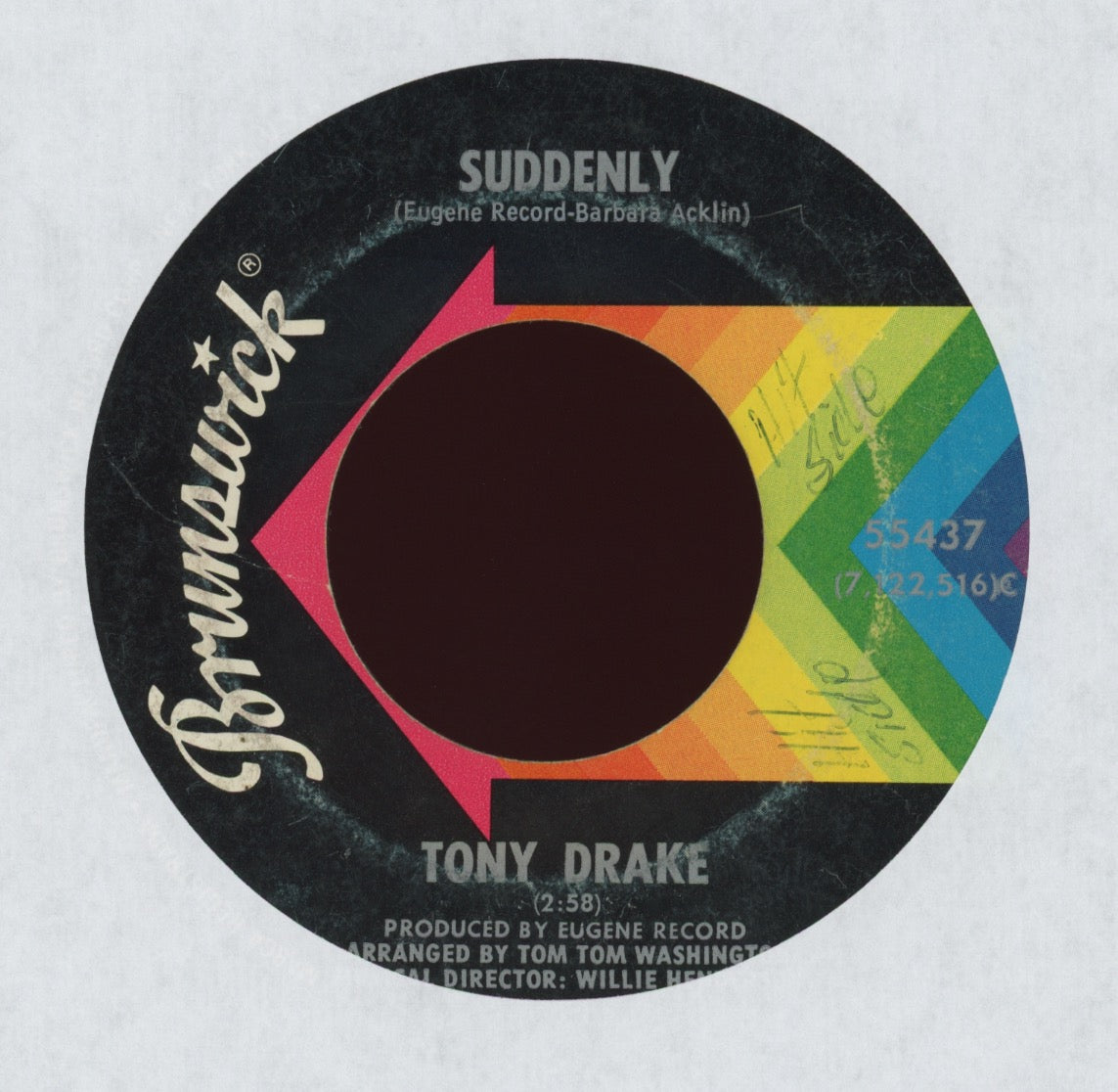Tony Drake - Suddenly on Brunswick Rare Stock Copy