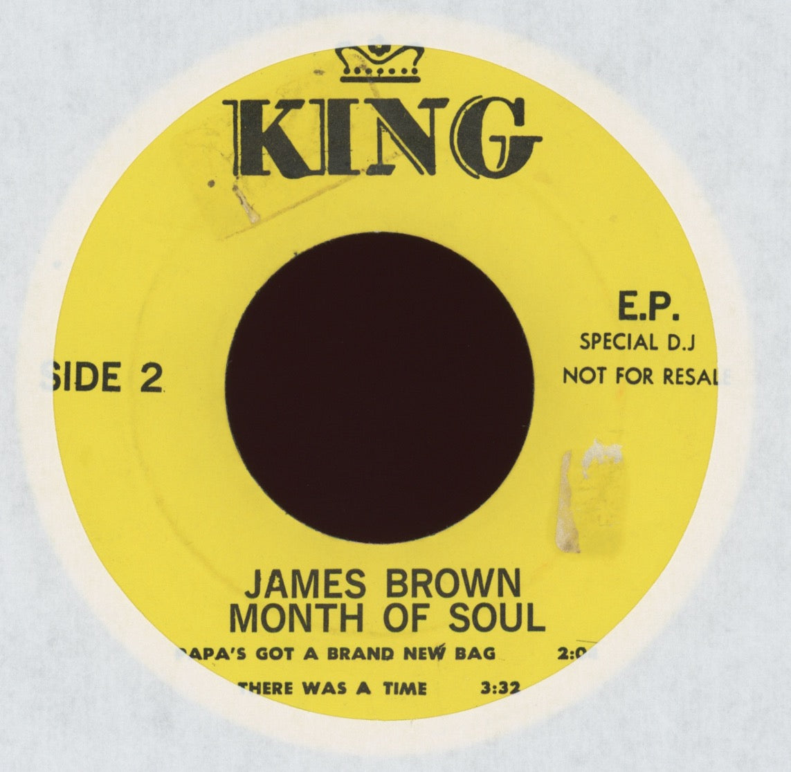James Brown - Month Of Soul on King Special D J Promo