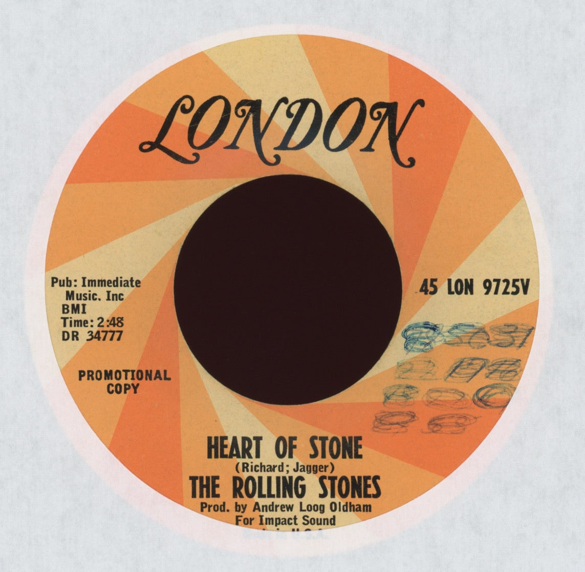 The Rolling Stones - Heart Of Stone on London Promo