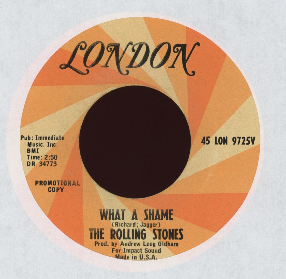 The Rolling Stones - Heart Of Stone on London Promo