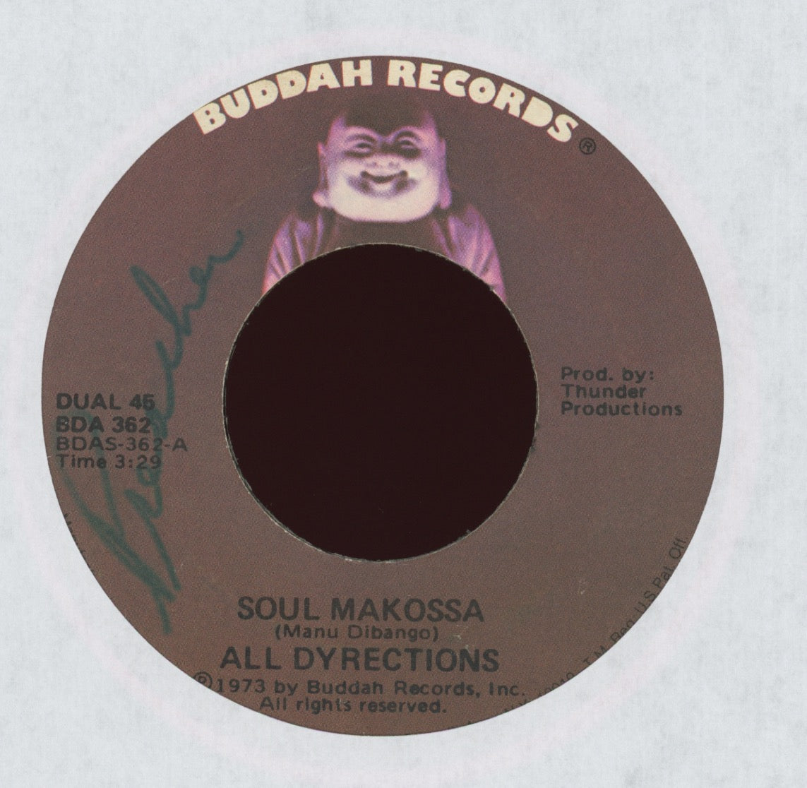 All Dyrections - Soul Makossa on Buddah