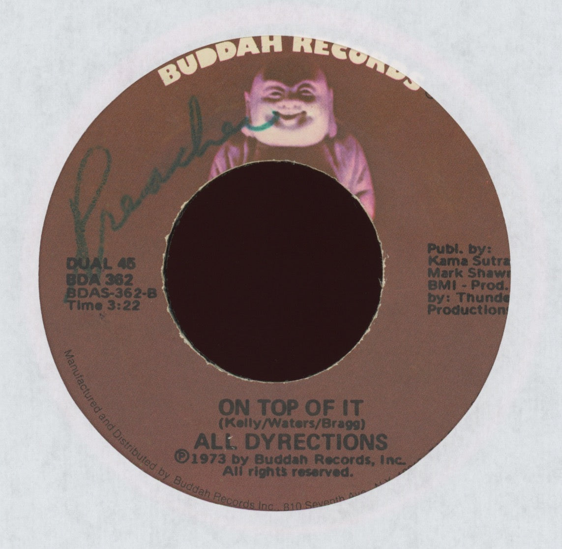 All Dyrections - Soul Makossa on Buddah