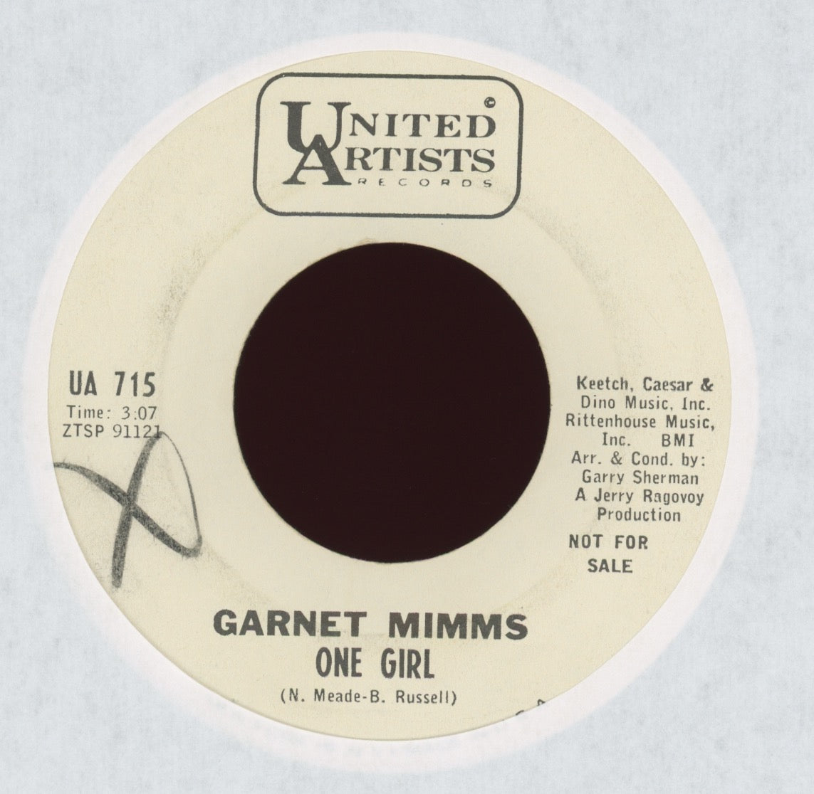 Garnet Mimms - A Quiet Place on UA Promo