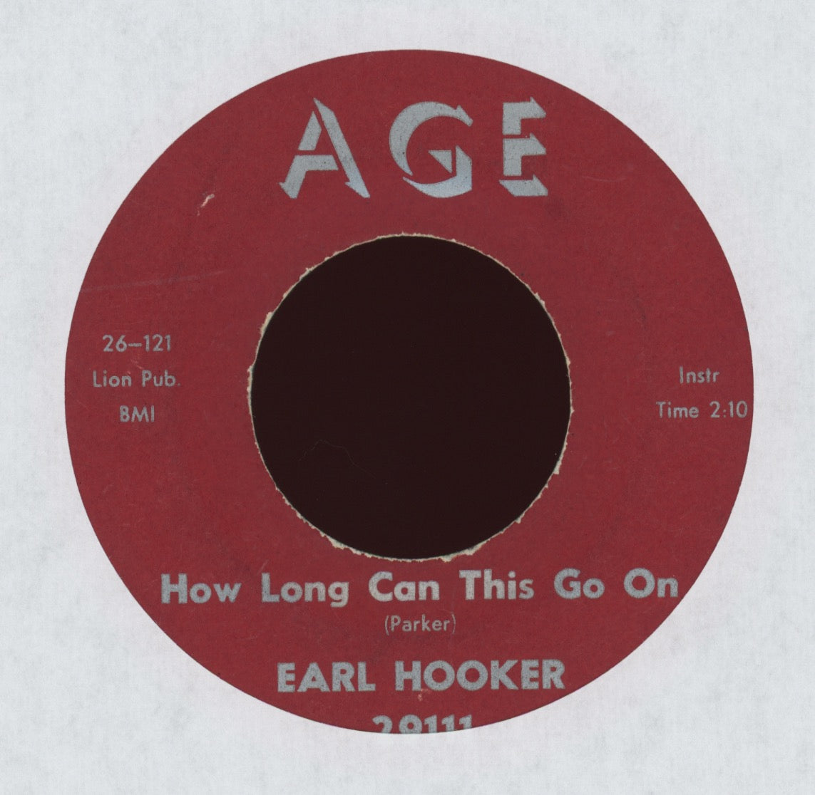 Earl Hooker - How Long Can This Go On on Age