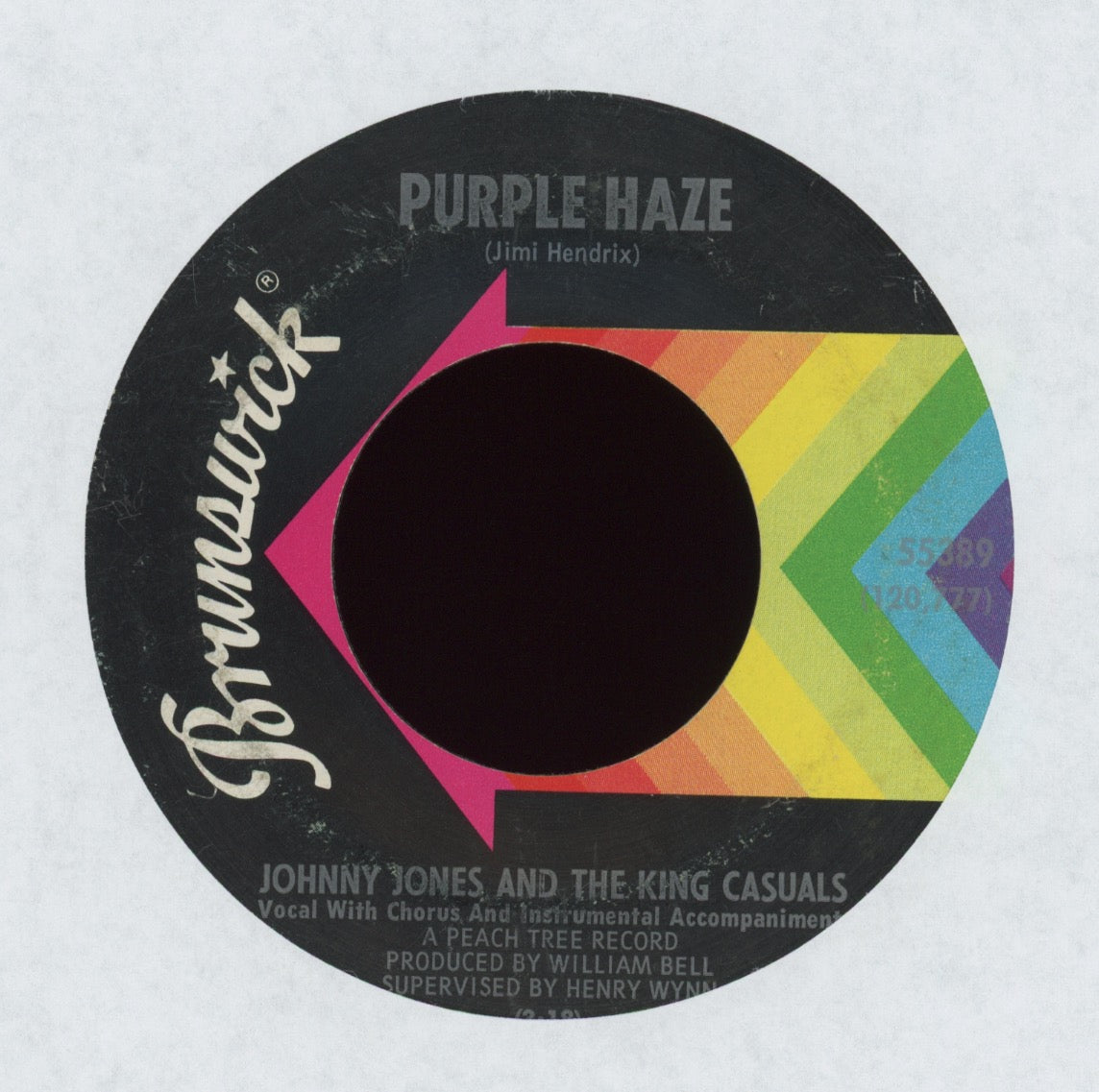 Johnny Jones And The King Casuals - Purple Haze on Brunswick