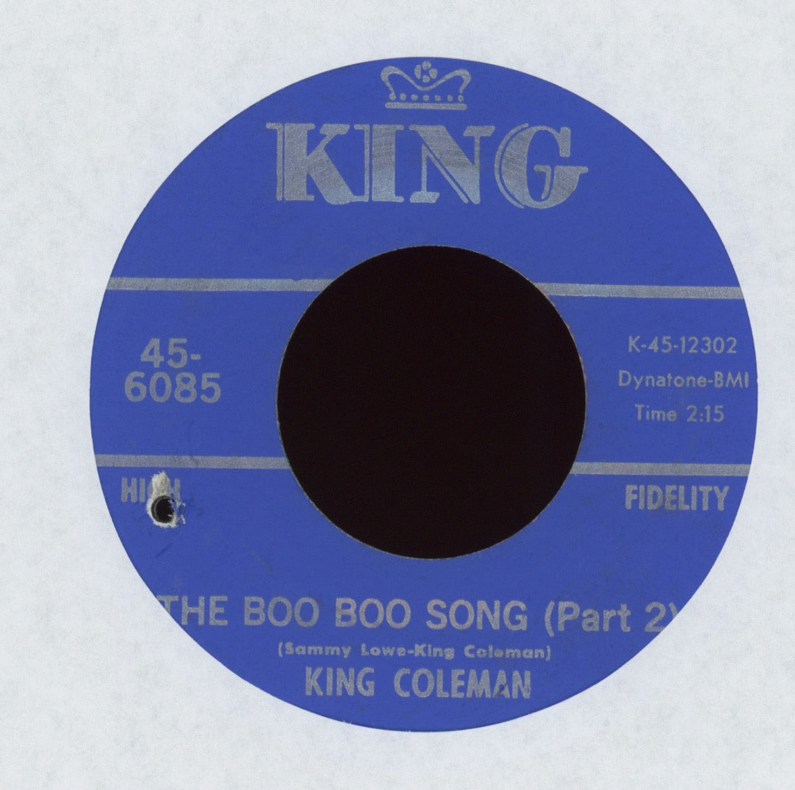 King Coleman - The Boo Boo Song on King