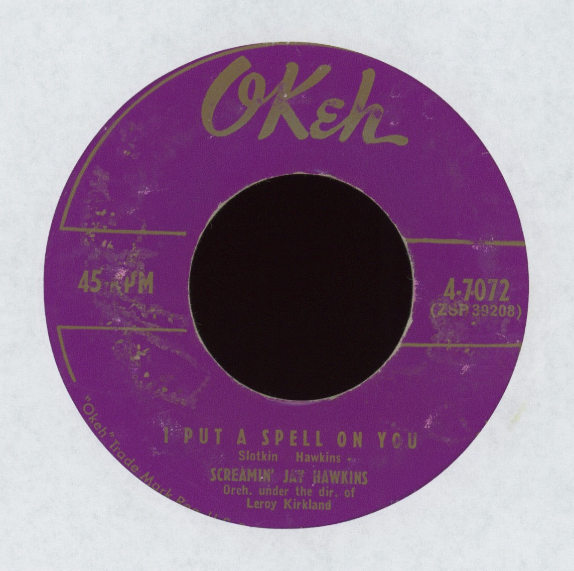 Screamin' Jay Hawkins - I Put A Spell On You on Okeh