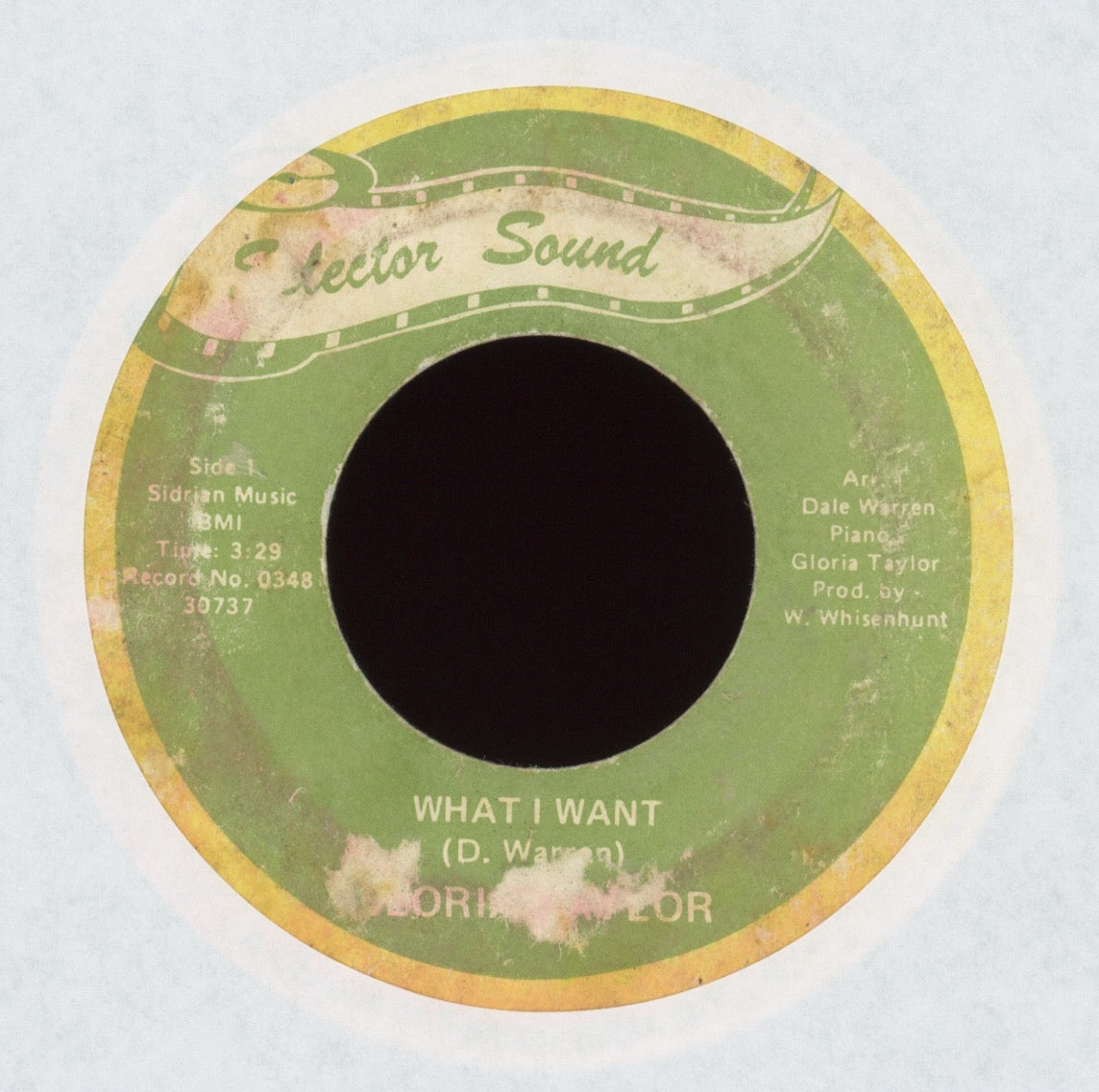 Gloria Taylor - What I Want on Selector Sound