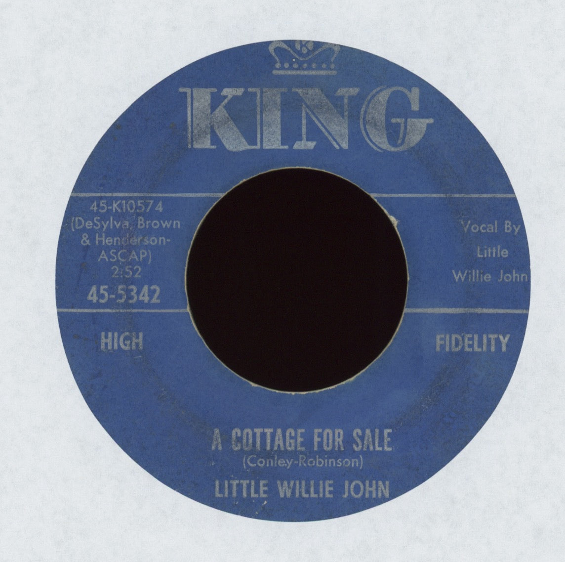 Little Willie John -  I'm Shakin' / A Cottage For Sale on King