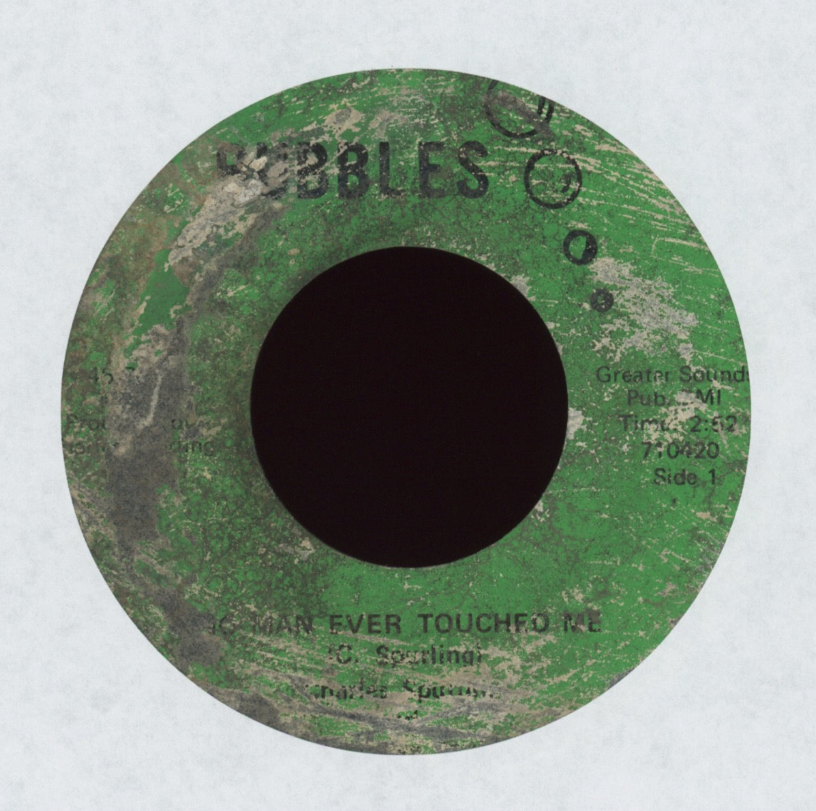 Charles Spurling - Glad It's You / No Man Ever Touched Me on Bubbles