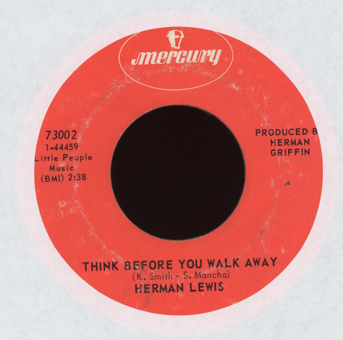 Herman Lewis - Who's Kissing You Tonight on Mercury