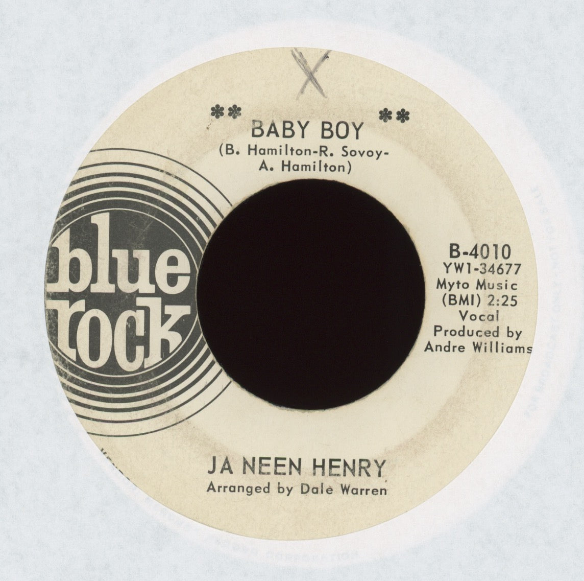 Ja Neen Henry - Baby Boy on Blue Rock Promo
