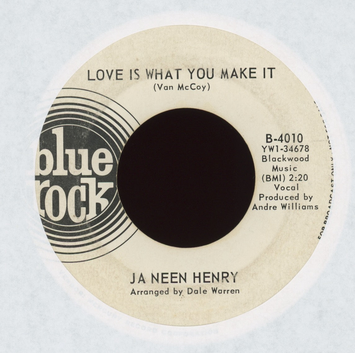 Ja Neen Henry - Baby Boy on Blue Rock Promo