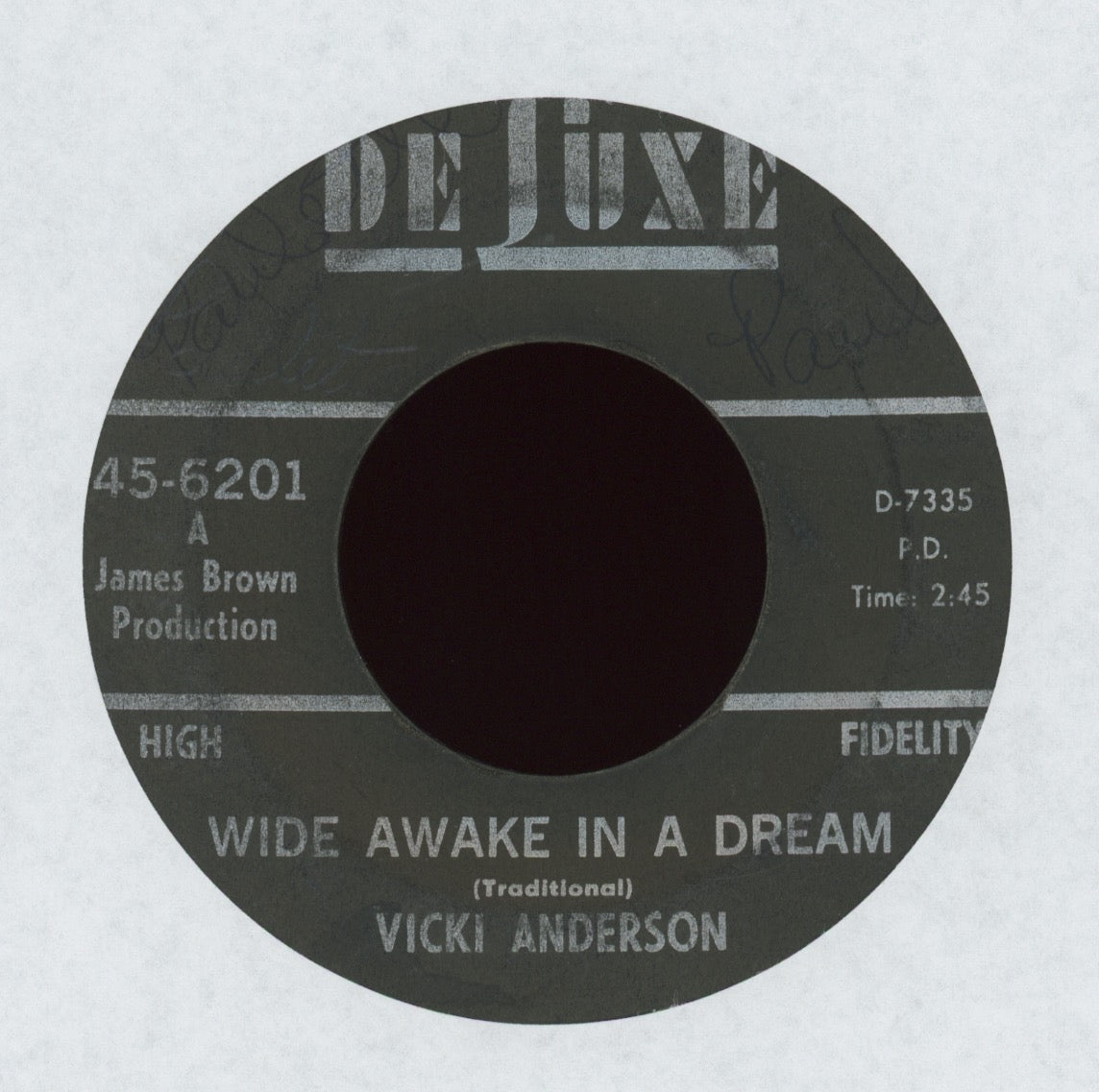 Vicki Anderson - Wide Awake In A Dream on DeLuxe