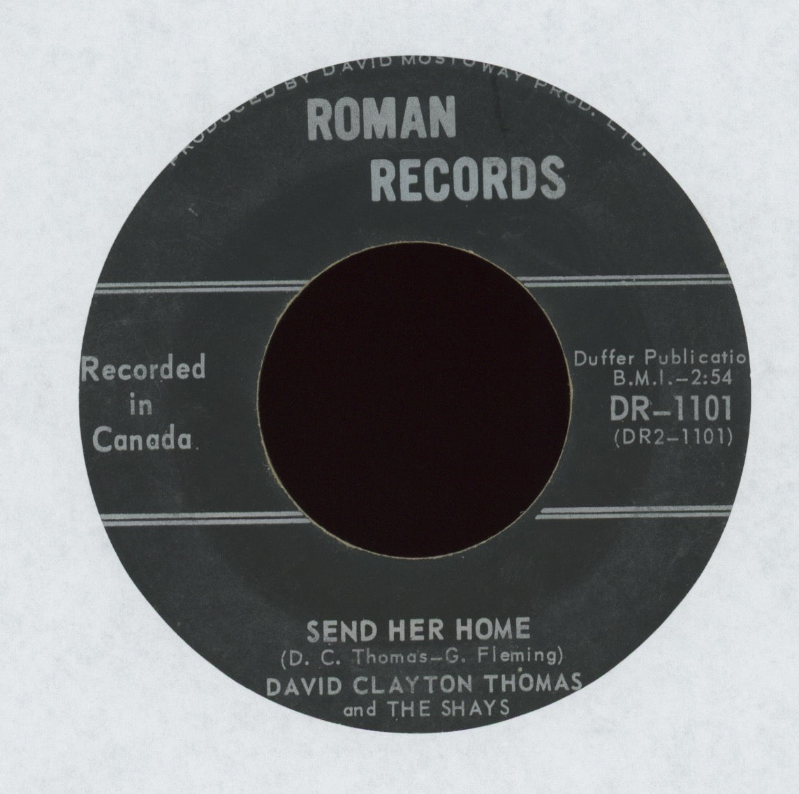 David Clayton Thomas & The Shays - Take Me Back on Roman Canadian Press