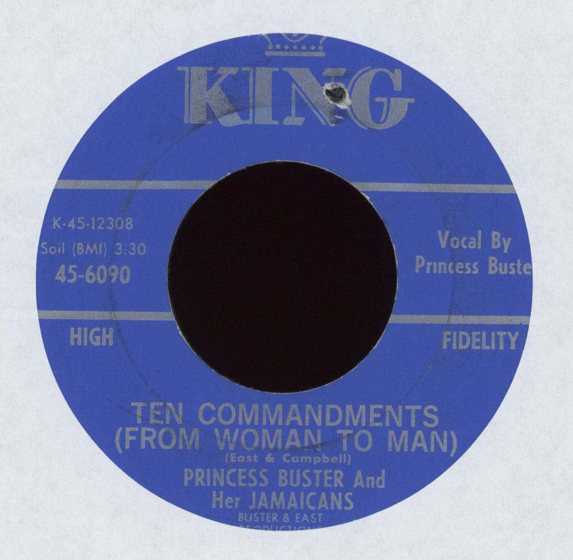 Princess Buster And Her Jamaicans - Ten Commandments (From Woman To Man) on King