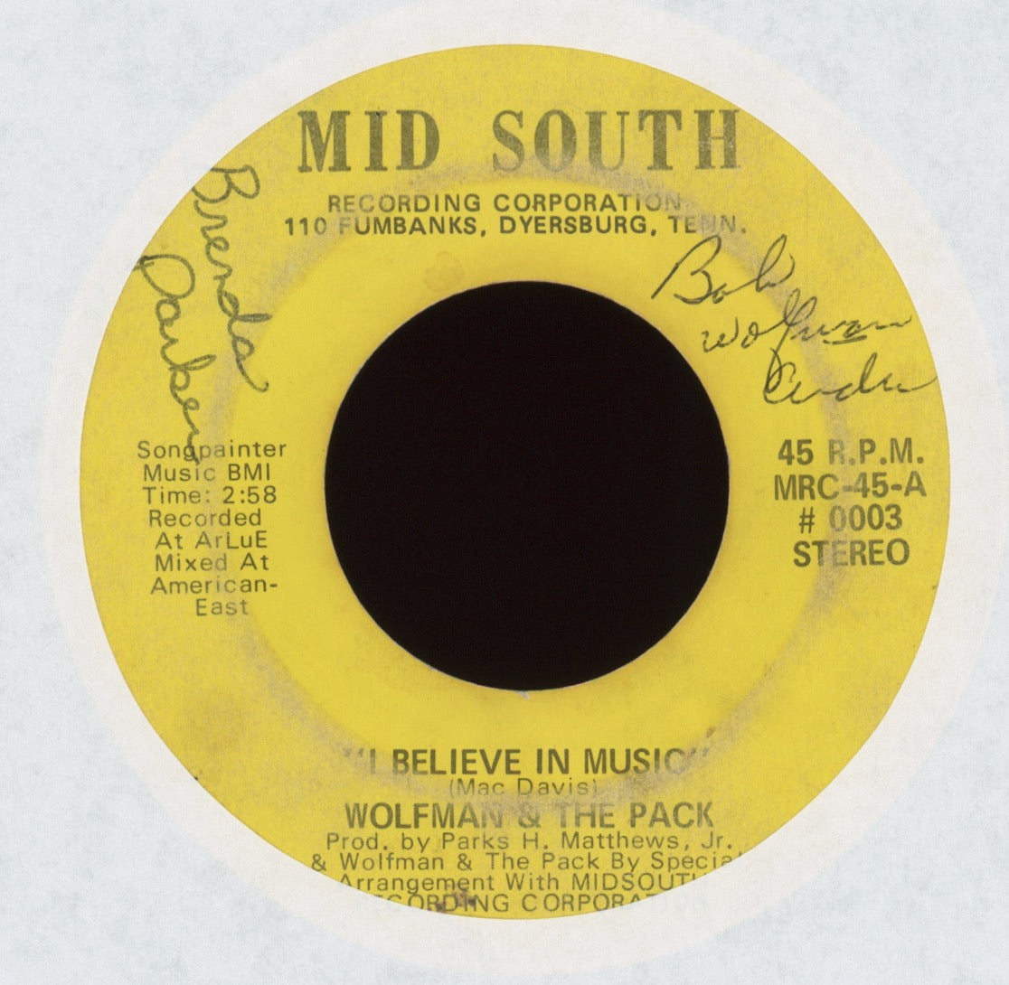Wolfman And The Pack - House of D on Mid South Fuzz Rock