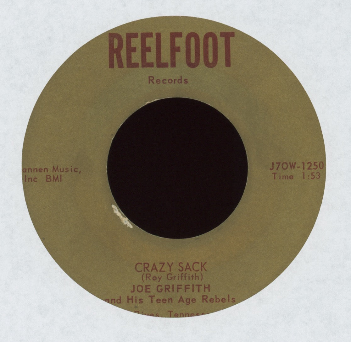 Joe Griffith And His Teen Age Rebels - Crazy Sack on Reelfoot