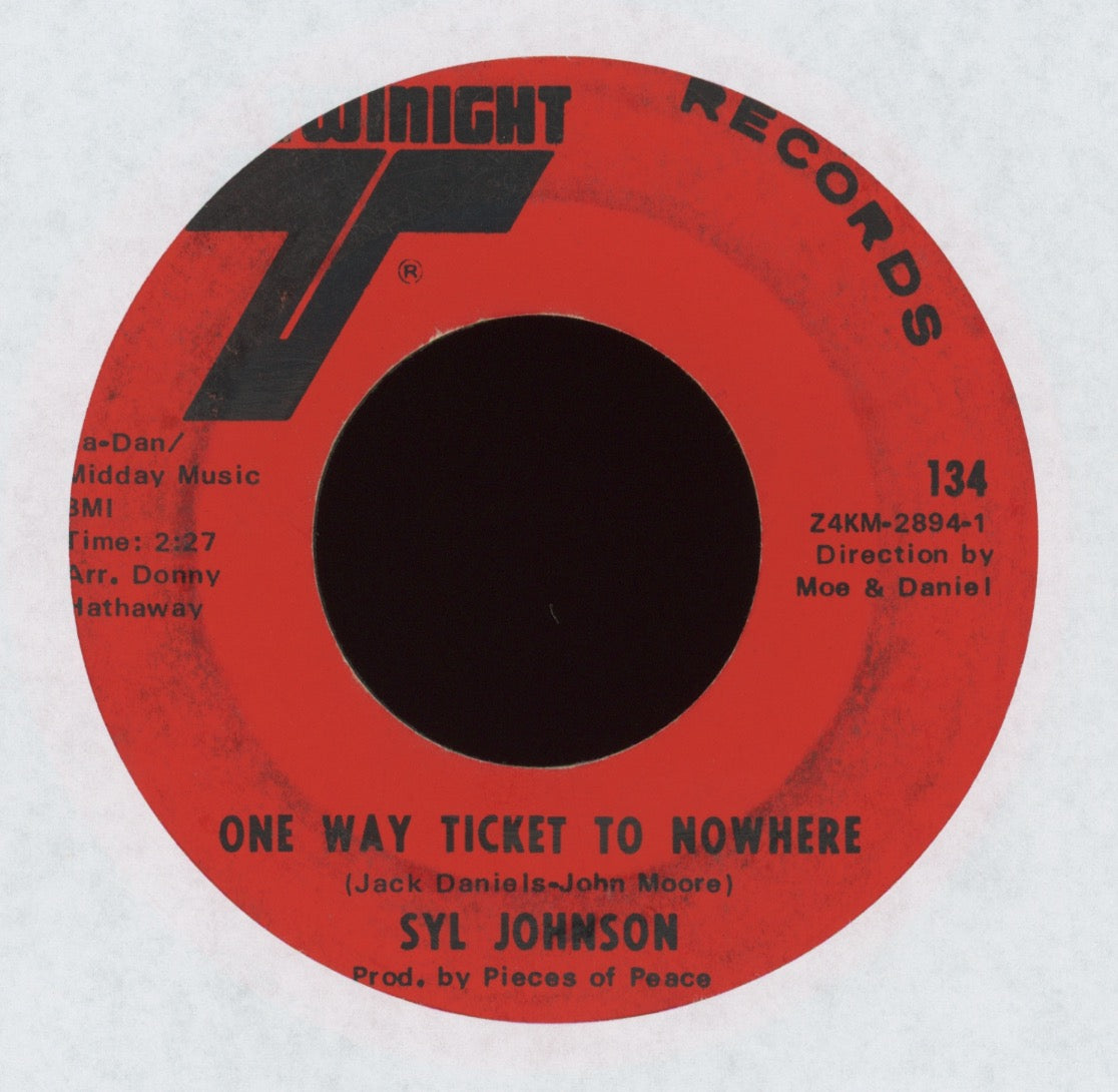 Syl Johnson - One Way Ticket To Nowhere on Twinight