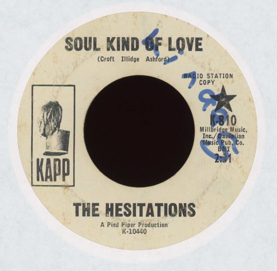 The Hesitations - Soul Kind Of Love on Kapp Promo