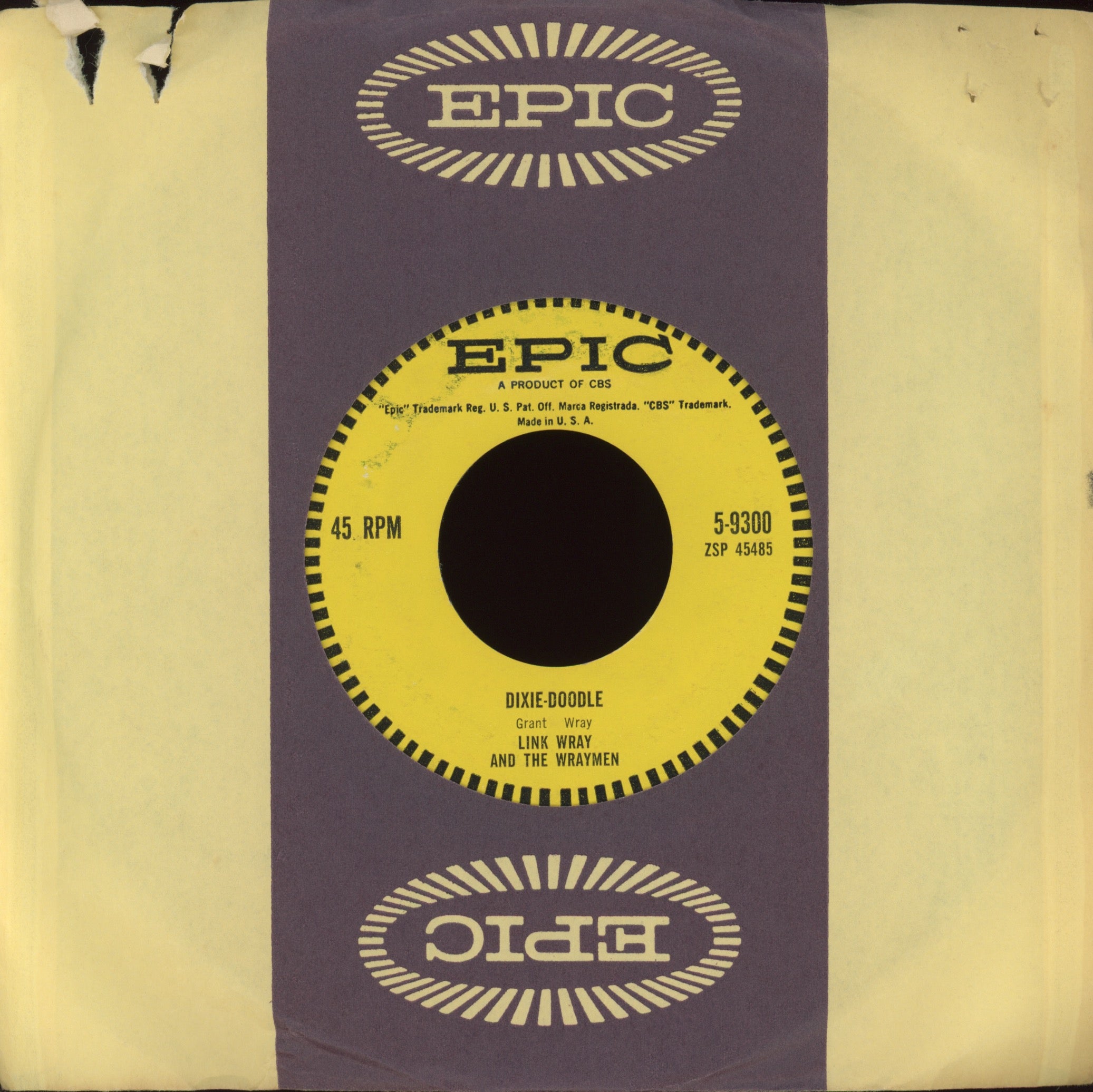 Link Wray And His Ray Men - Raw-Hide on Epic