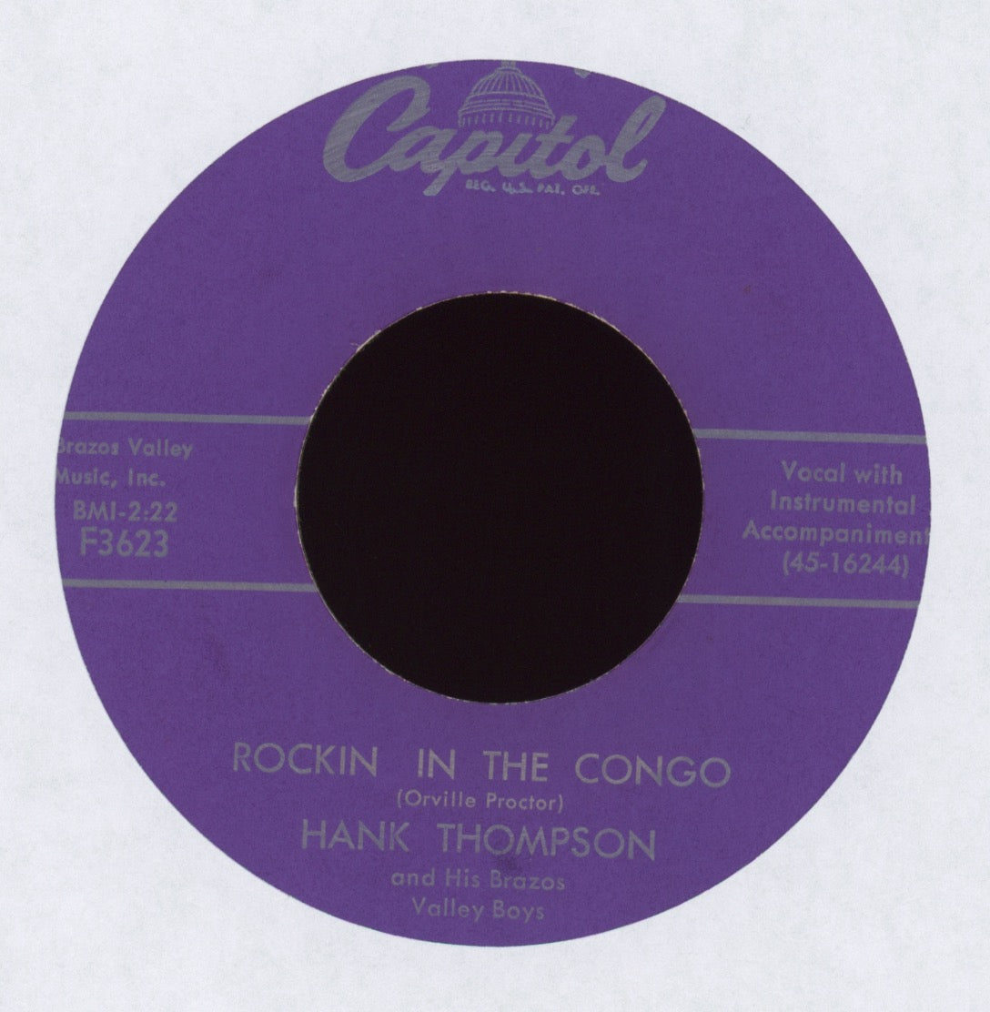 Hank Thompson And His Brazos Valley Boys - Rockin' In The Congo on Capitol