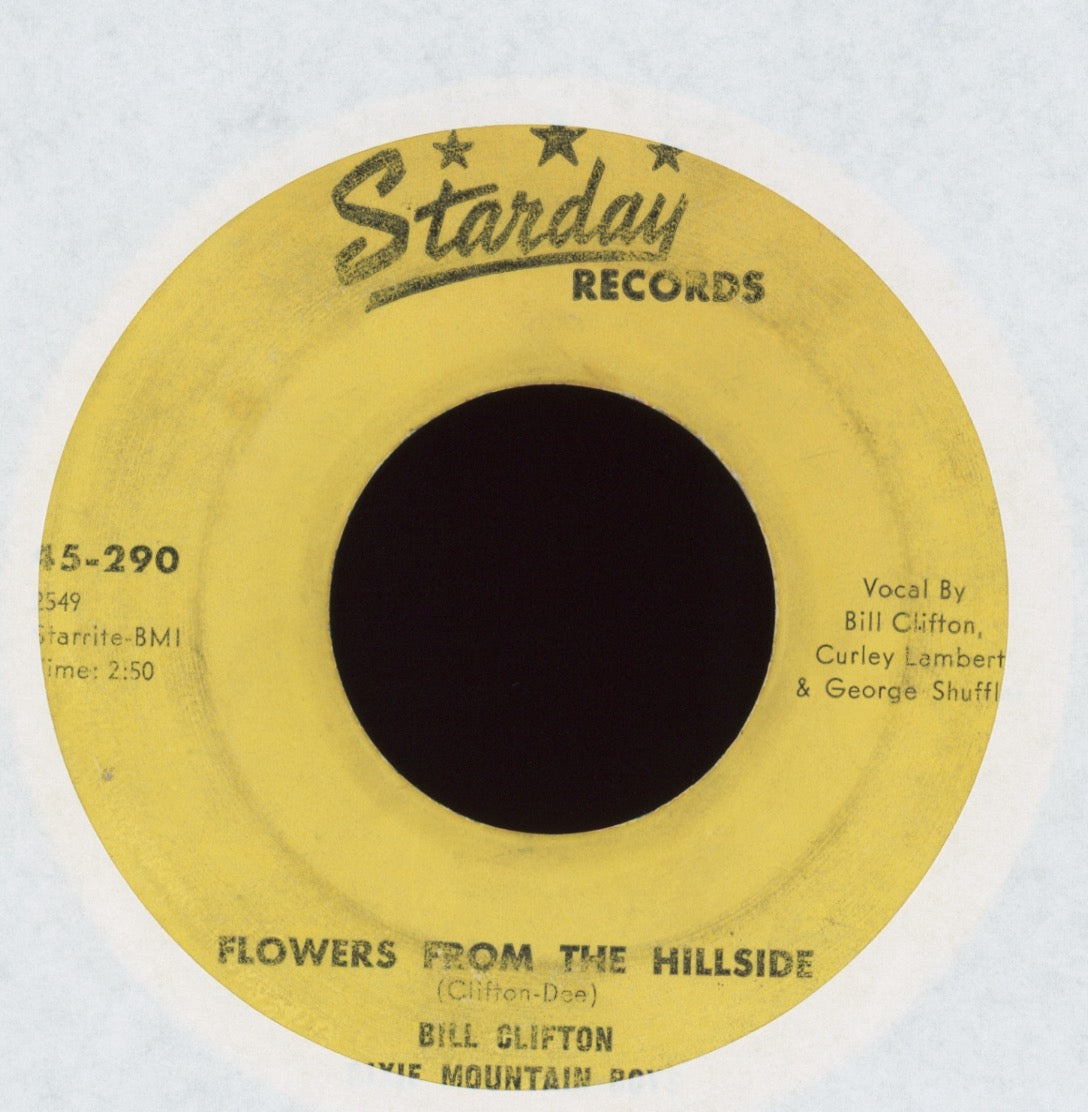 Bill Clifton And His Dixie Mountain Boys - Flowers From The Hillside on Starday