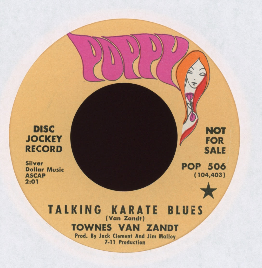 Townes Van Zandt - Waitin' Around to Die on Poppy Promo