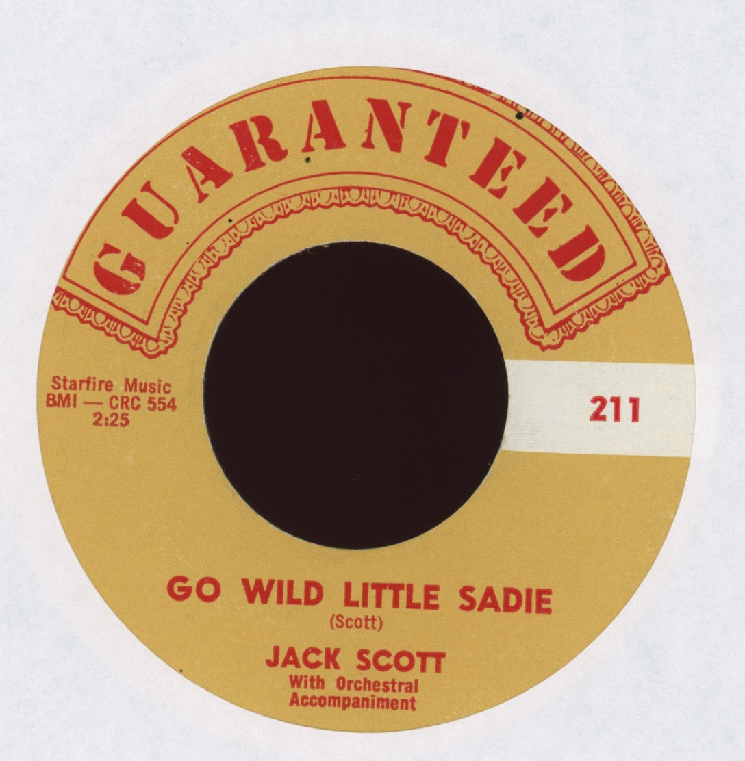 Jack Scott - Go Wild Little Sadie on Guaranteed