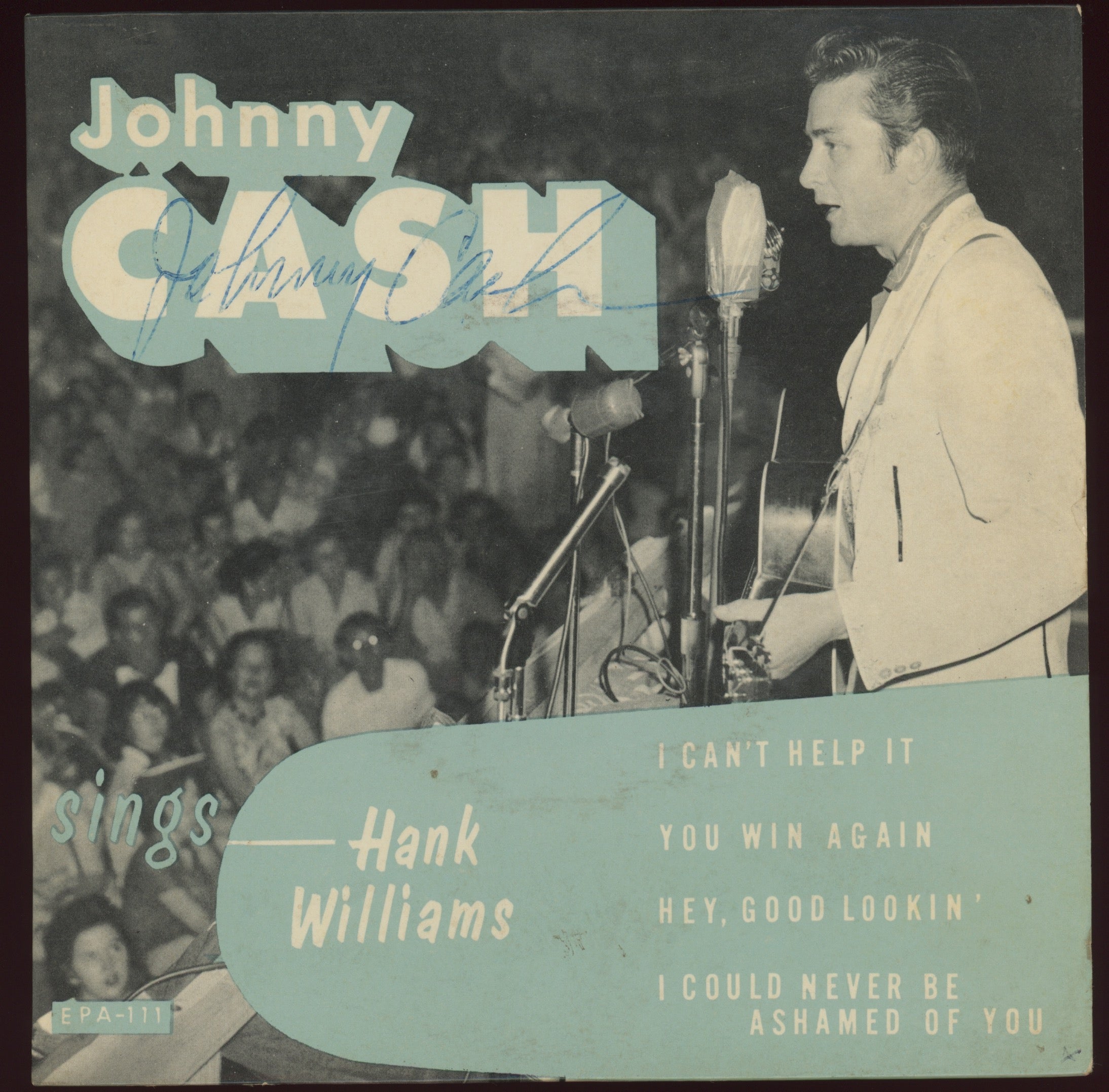 Johnny Cash - Johnny Cash Sings Hank Williams on Sun EP 111