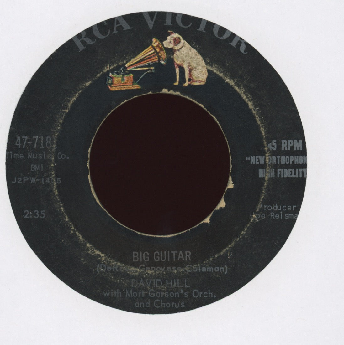 David Hill - Wild Child / Big Guitar on RCA