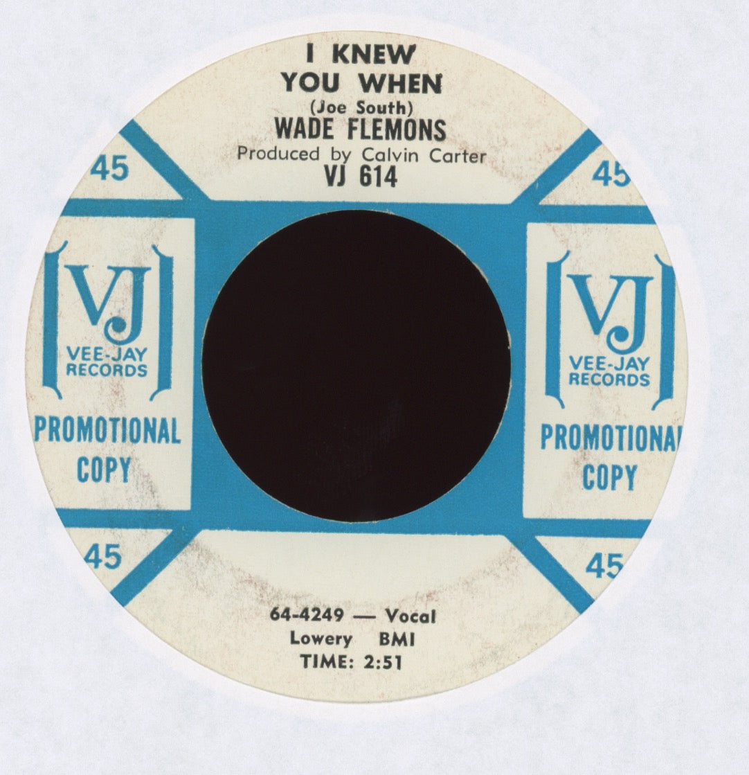 Wade Flemons - That Other Place on Vee Jay Promo