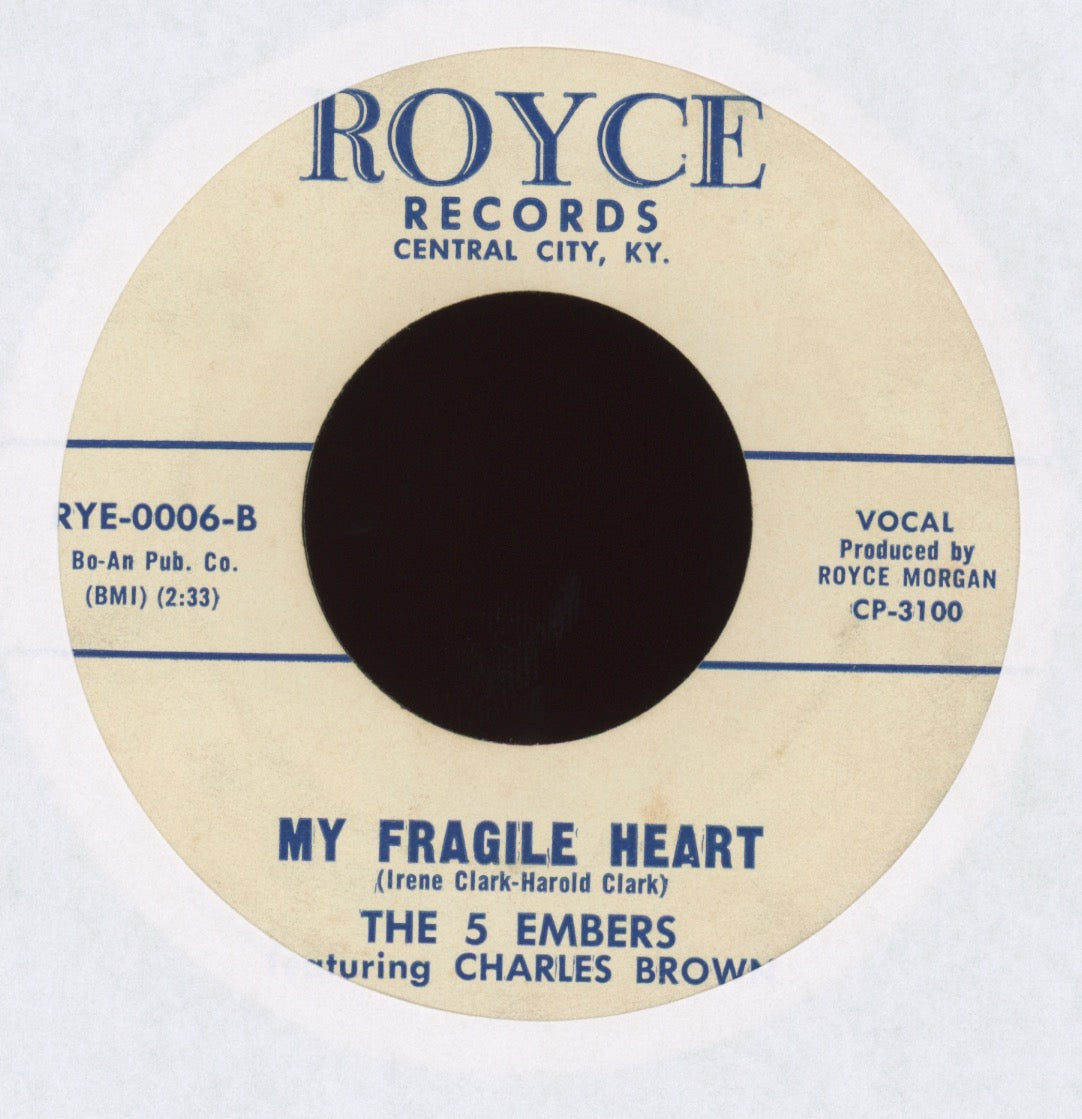 The 5 Embers - I'm Free / My Fragile Heart on Royce