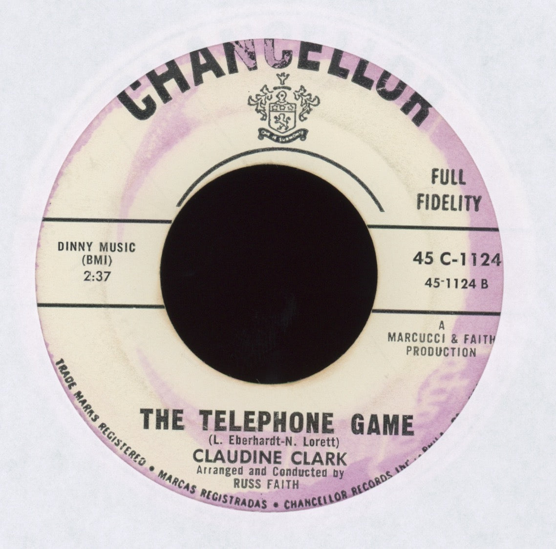 Claudine Clark - Walkin' Through A Cemetery on Chancellor Promo