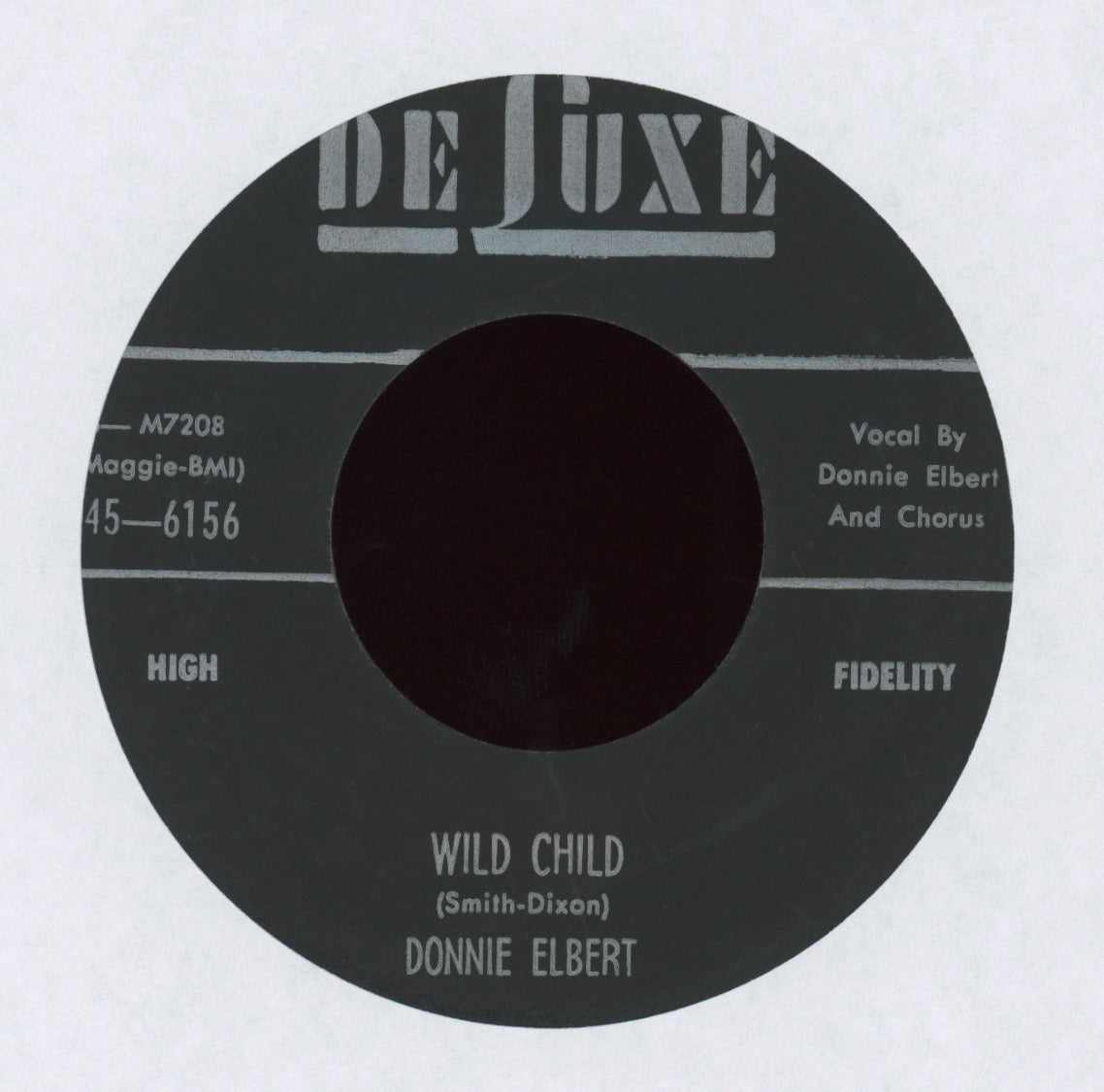 Donnie Elbert - Wild Child on DeLuxe
