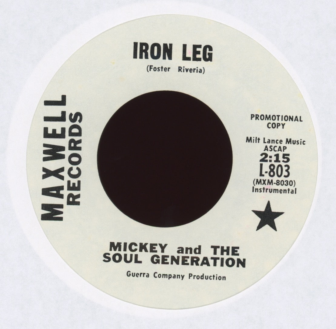 Mickey & The Soul Generation - Iron Leg/ Chocolate on Maxwell