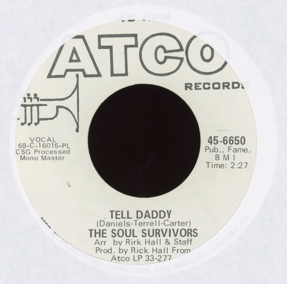 Soul Survivors - Mama Soul on Atco Promo