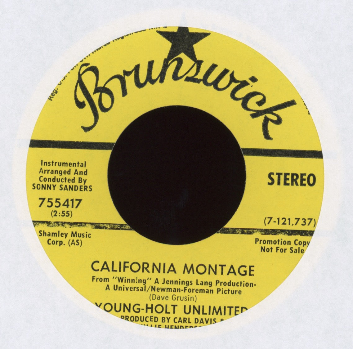 Young Holt Unlimited - California Montage on Brunswick Promo