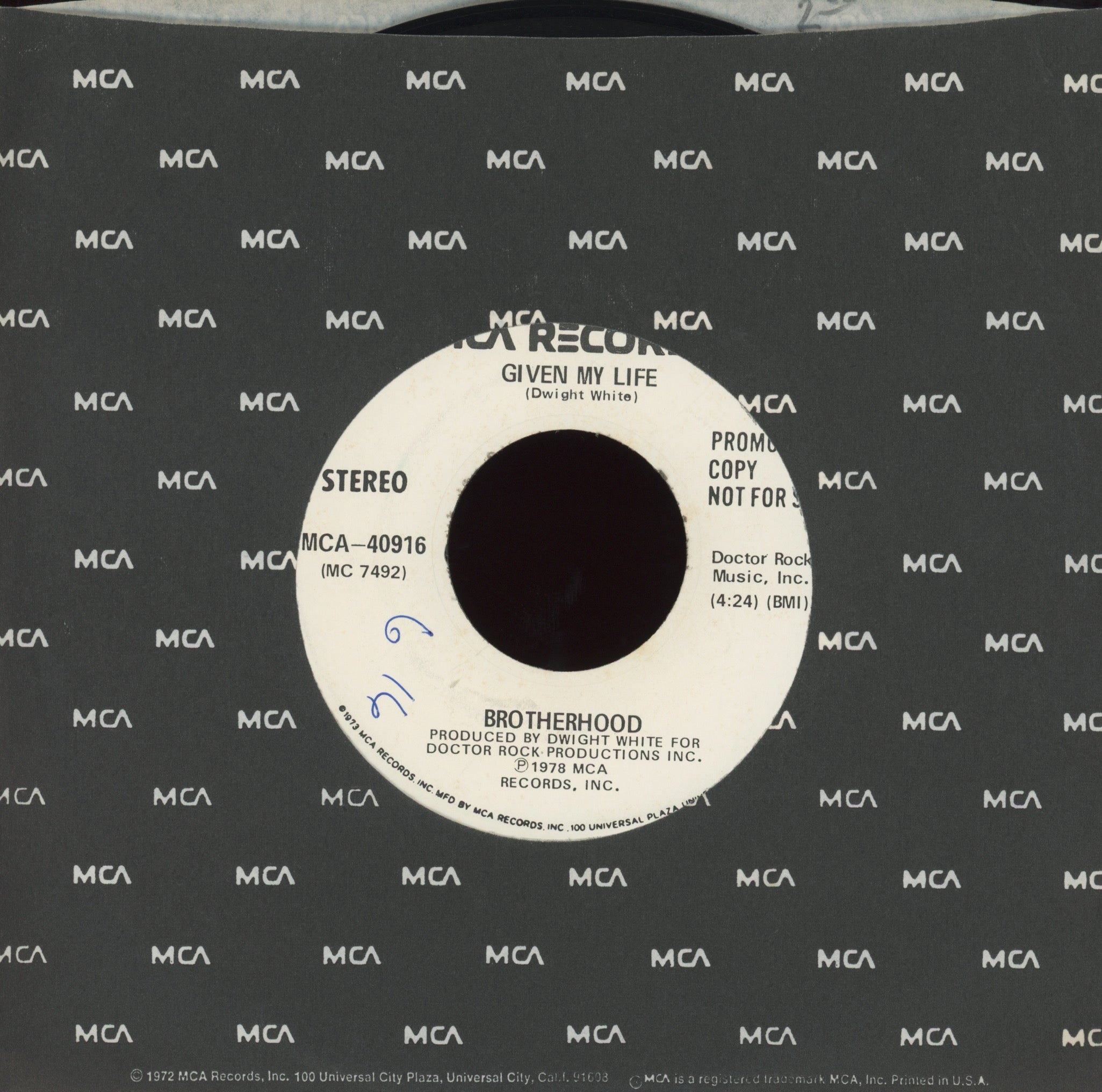 Brotherhood - Given My Life on MCA Promo
