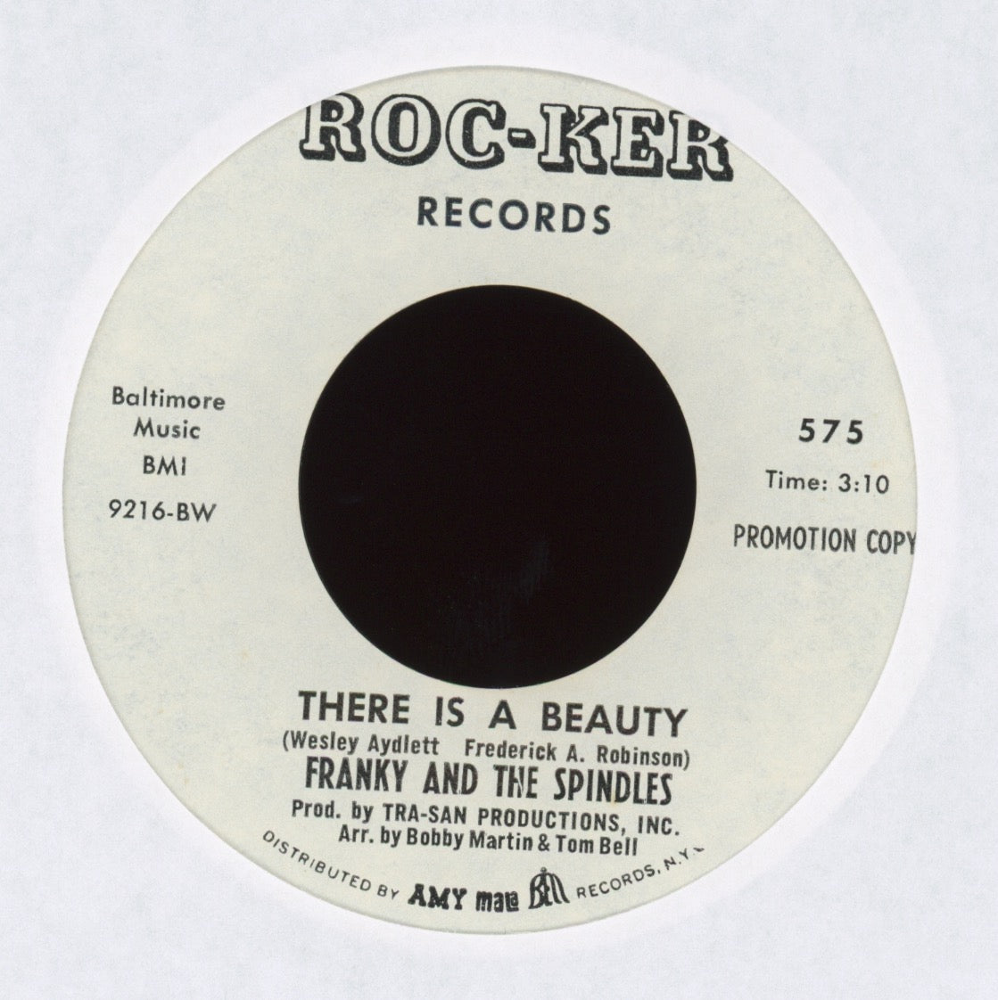 Frankie & The Spindles - Tomorrow on Roc-Ker Promo