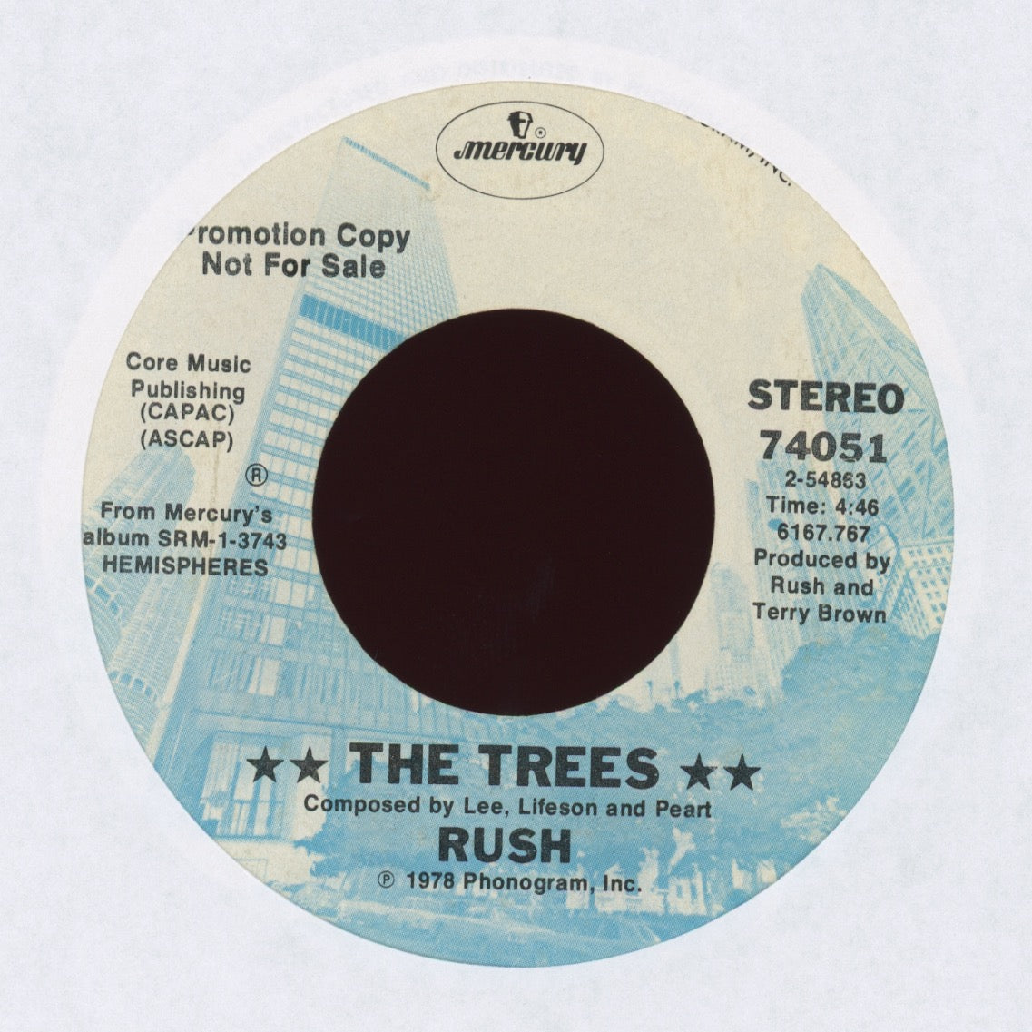 Rush - The Trees on Mercury Promo