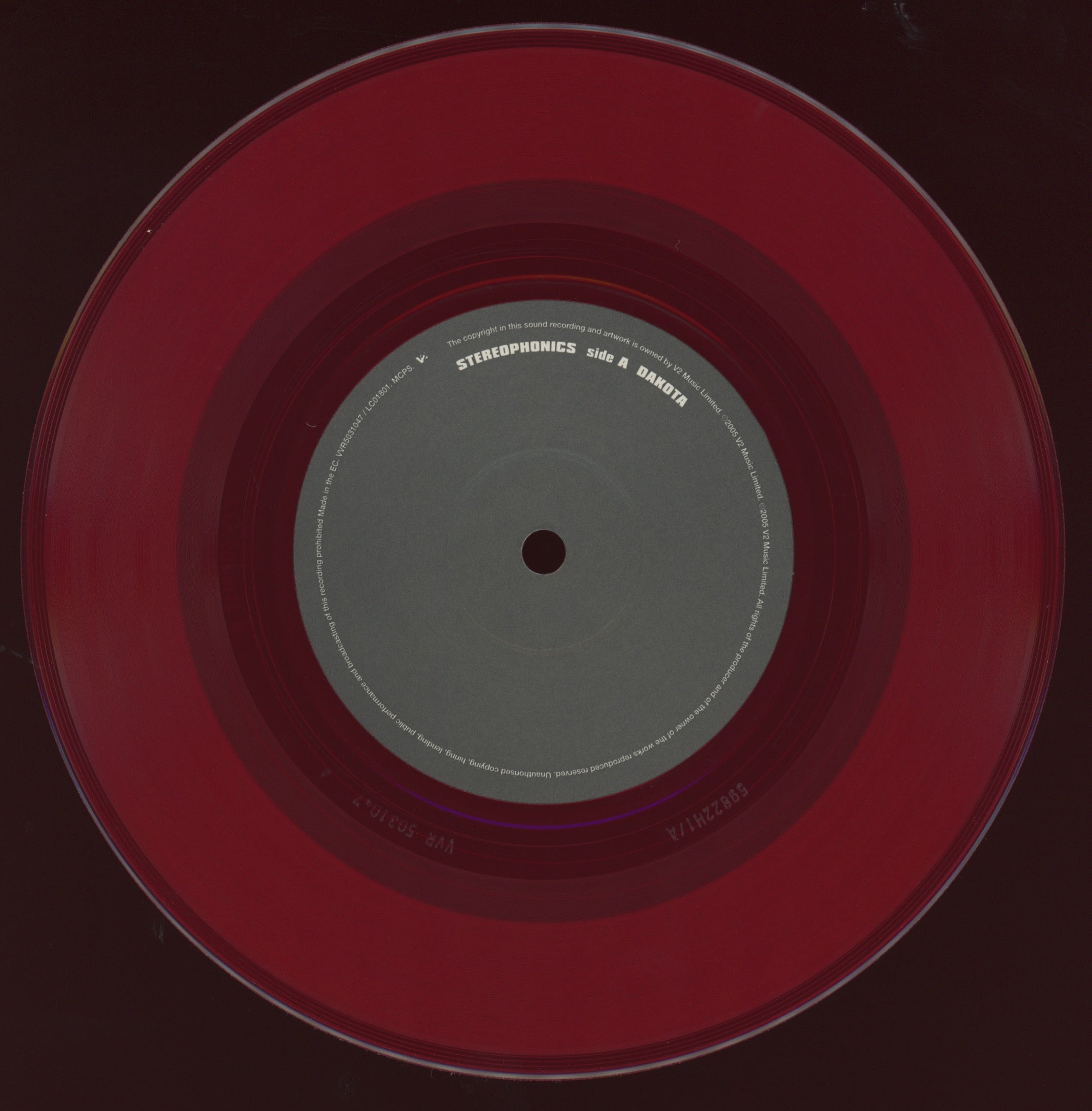 Stereophonics - Dakota on V2 Red Vinyl
