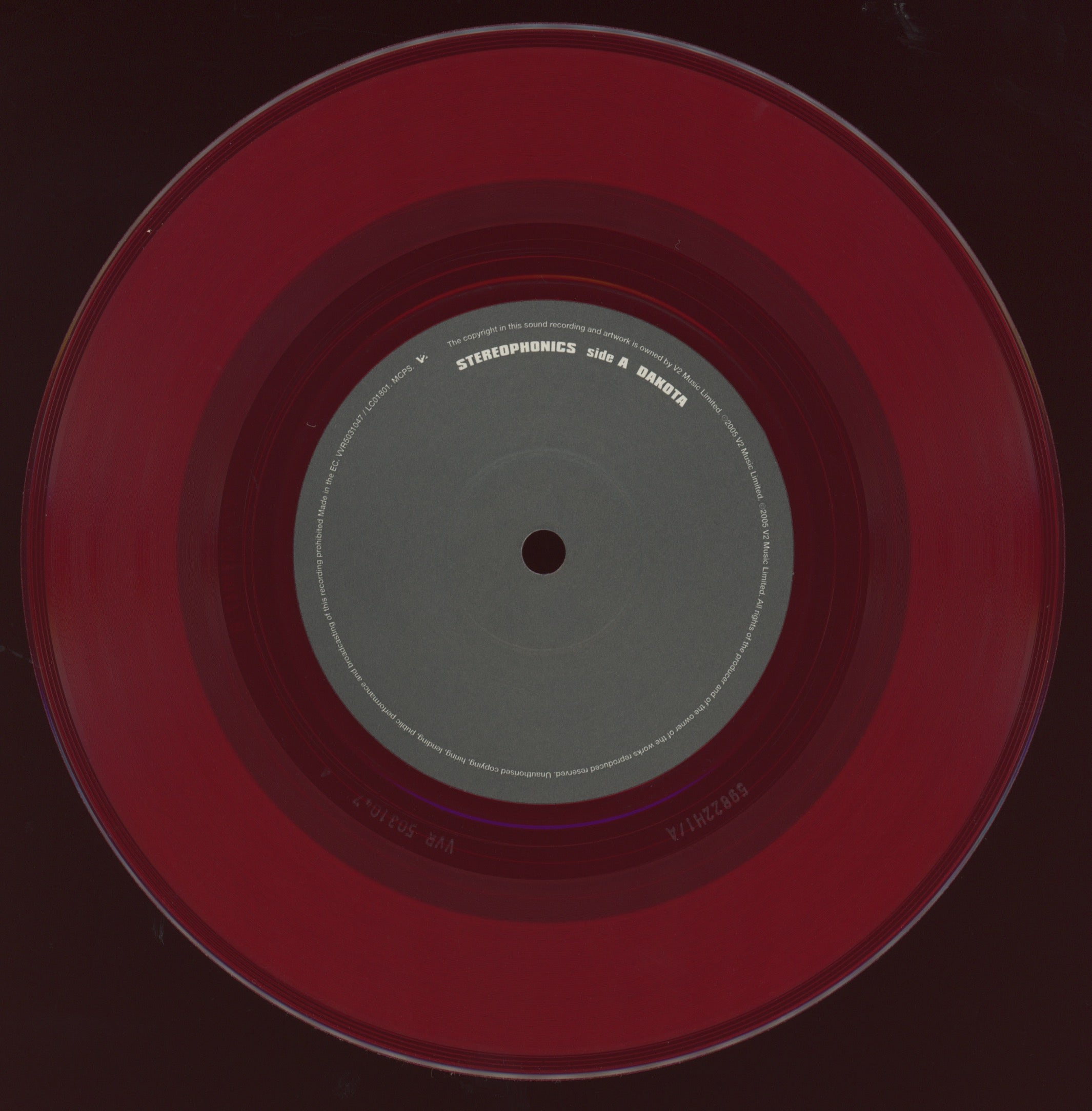 Stereophonics - Dakota on V2 Red Vinyl