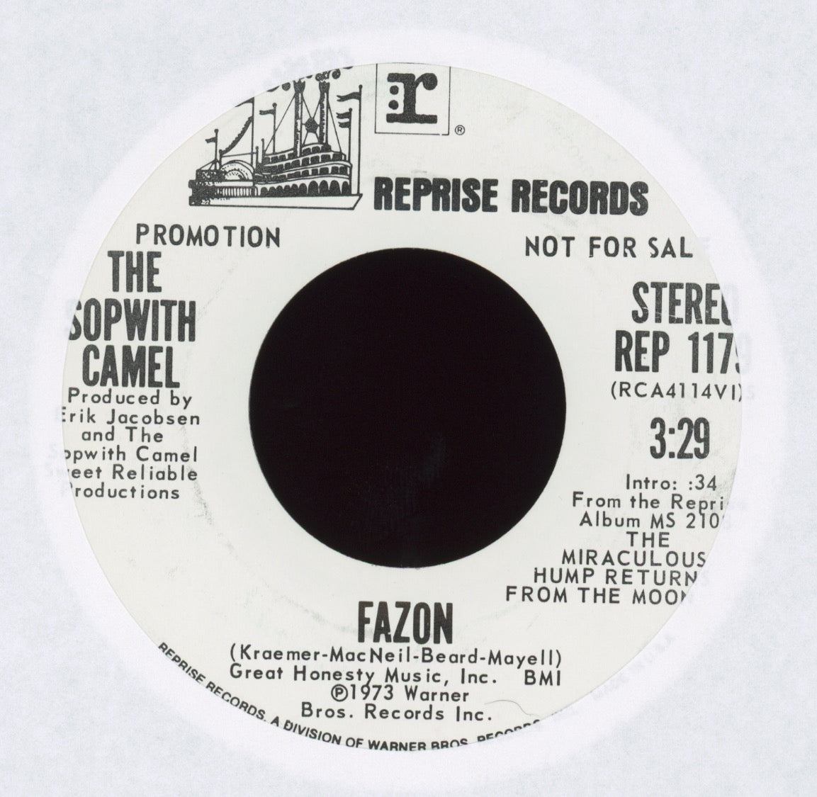 Sopwith Camel - Fazon on Reprise Promo