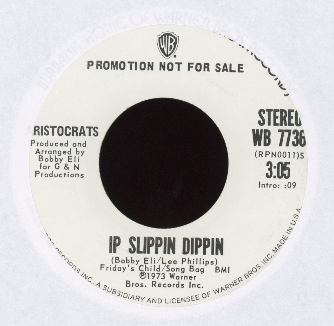 Aristocrats - Ip Slippin Dippin on WB Promo