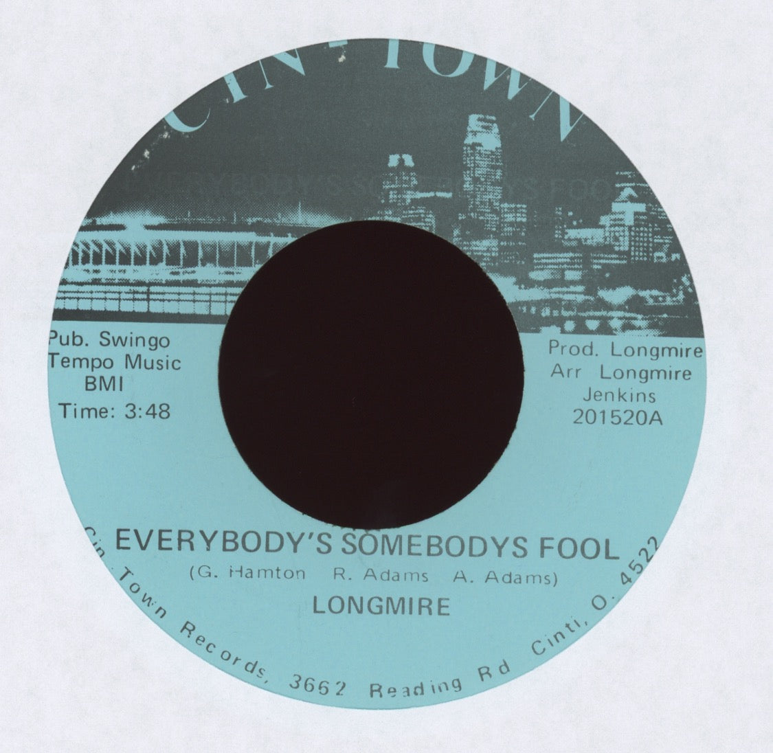 Wilbert Longmire - Make You Wanna Holler on Cin-Town